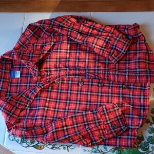 Boys Plaid Button-down Shirt